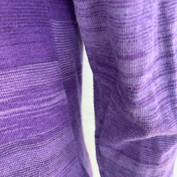Athleta Purple Long Sleeve Cowl Top Casual Shirt M - Picture 5 of 5